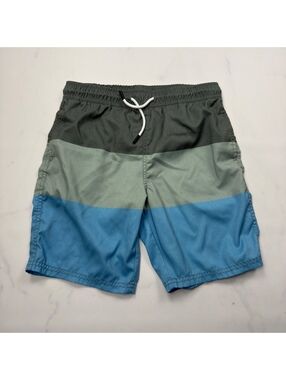 maamgic Colorblock Swim Trunks Elastic Waist - Sz 14/16